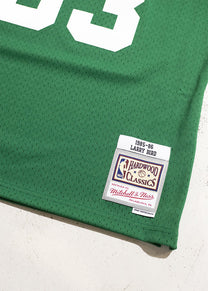 Mitchell &amp; Ness NBA Swingman road jersey Boston Celtics 85 Larry Bird Green