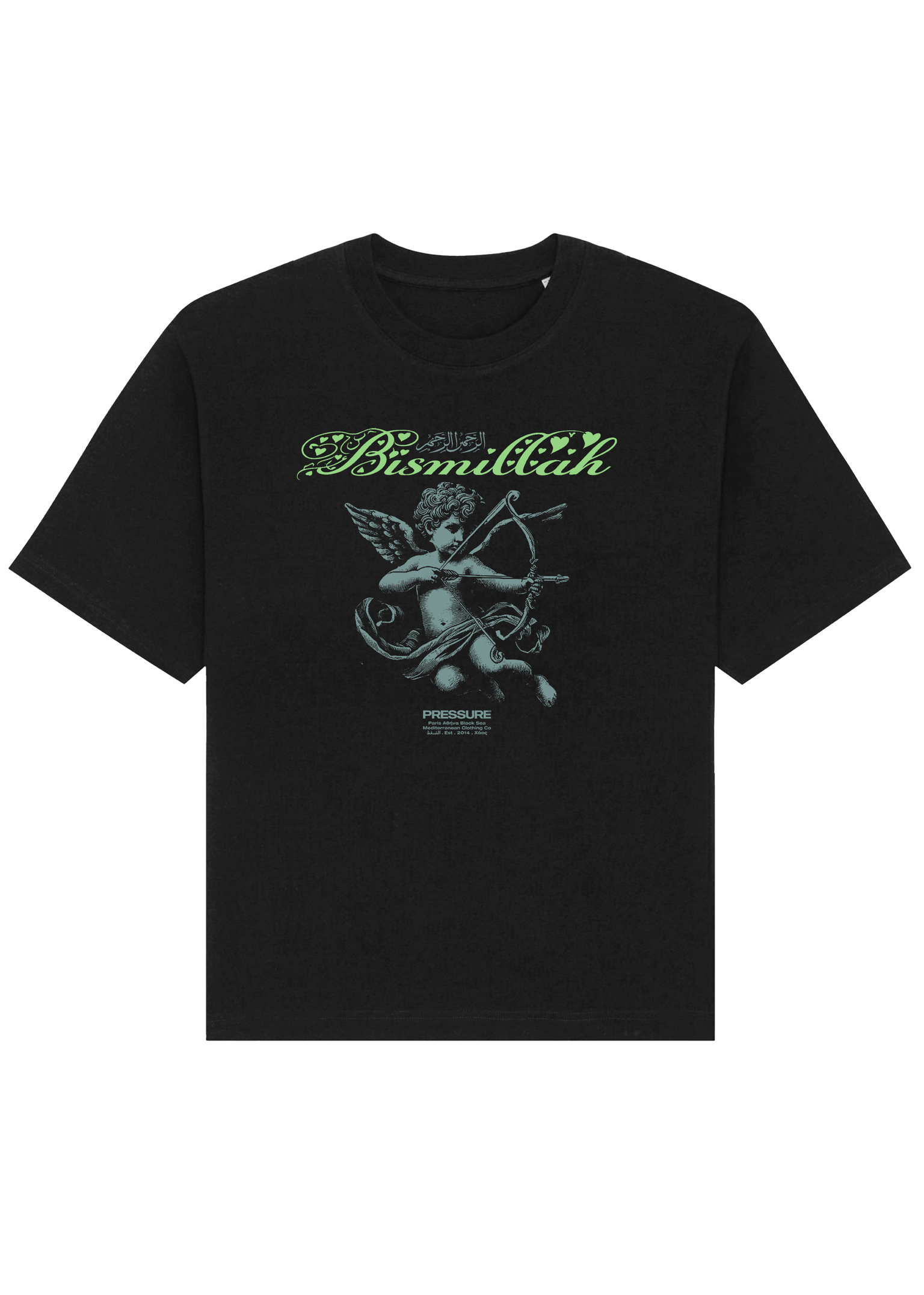 Pressure Bismillah black tshirt