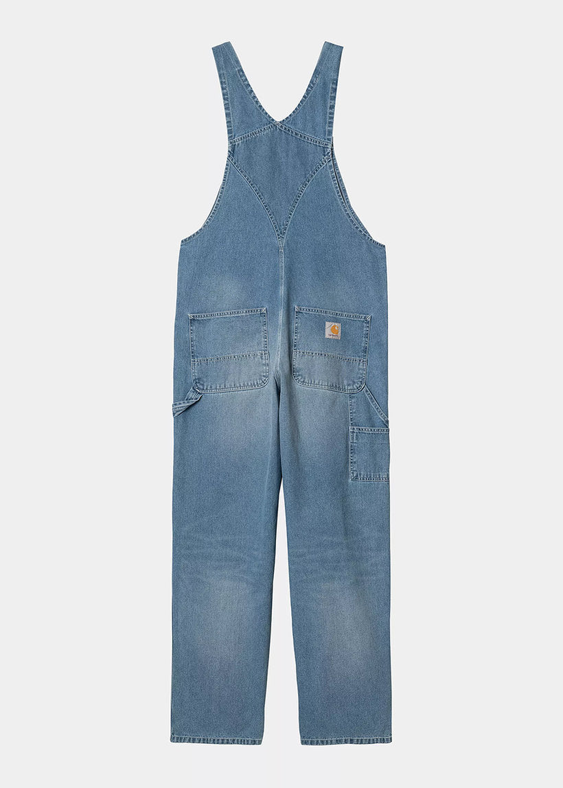 Carhartt WIP I022946 Bib blue light true washed overalls
