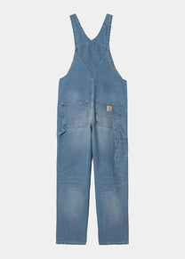 Carhartt WIP I022946 Bib blue light true washed overalls