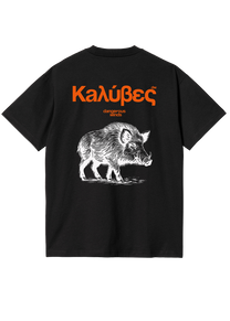 Kaluves Agrioxoiros black/white tee