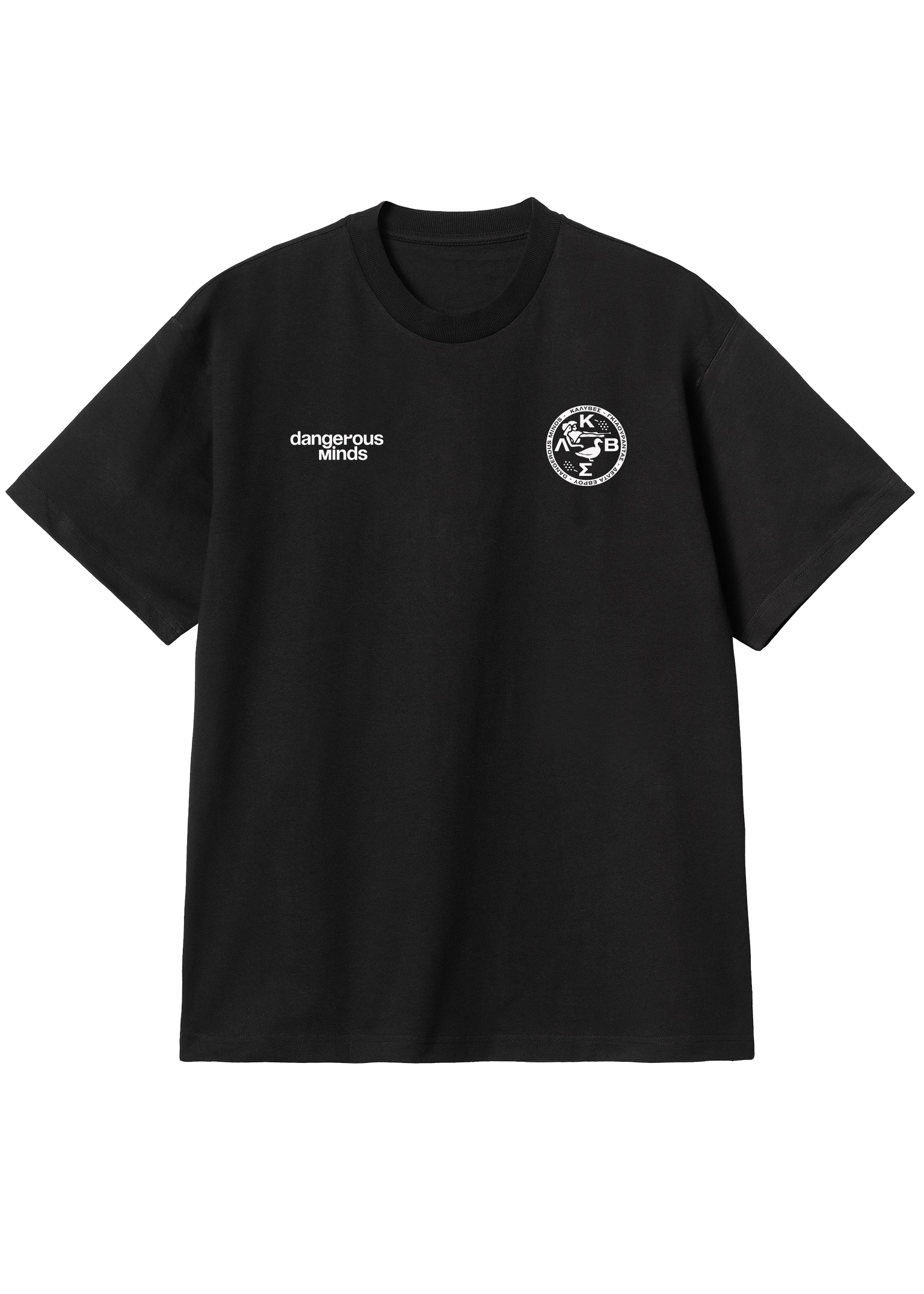 Kaluves Agrioxoiros black/white tee