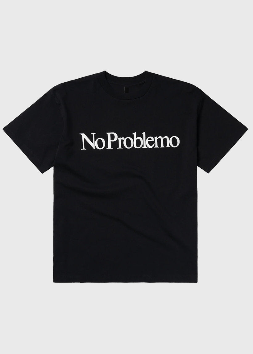 No Problemo SS black tee