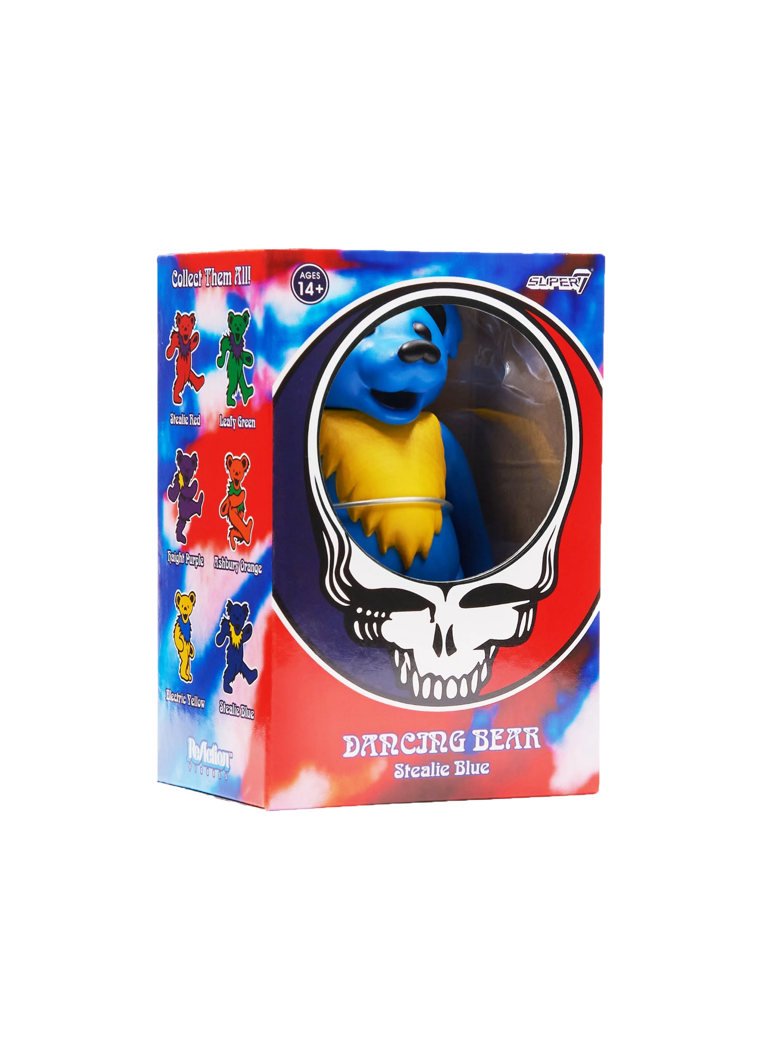 Super 7 Grateful Dead blue dancing bear