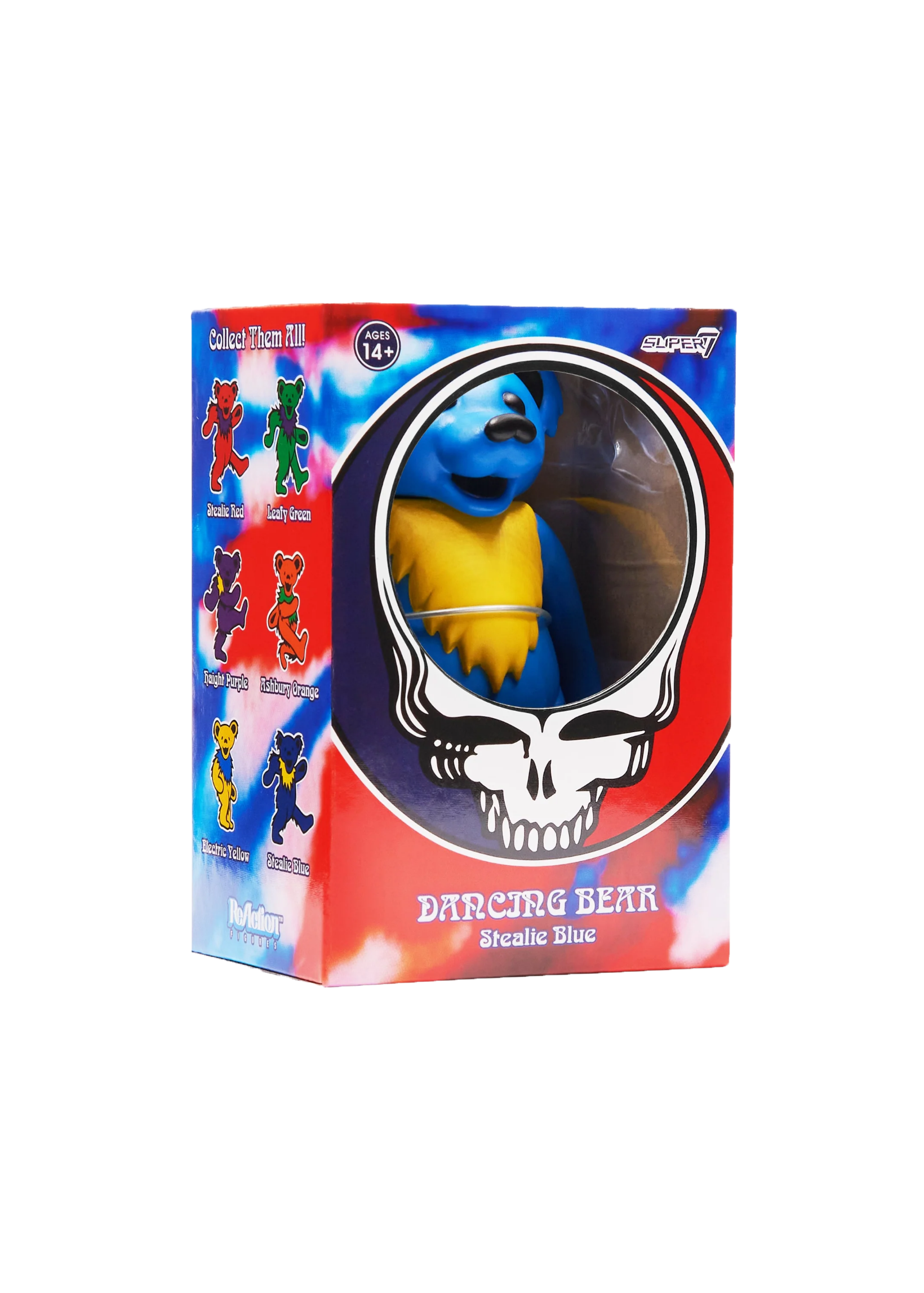 Super 7 Grateful Dead blue dancing bear