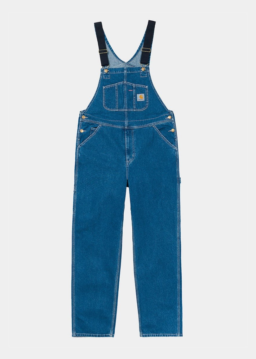 Carhartt WIP I022946 Bib blue stone washed overalls