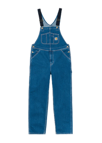 Carhartt WIP I022946 Bib blue stone washed overalls