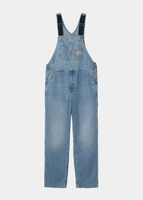 Carhartt WIP I022946 Bib blue light true washed overalls