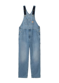 Carhartt WIP I022946 Bib blue light true washed overalls