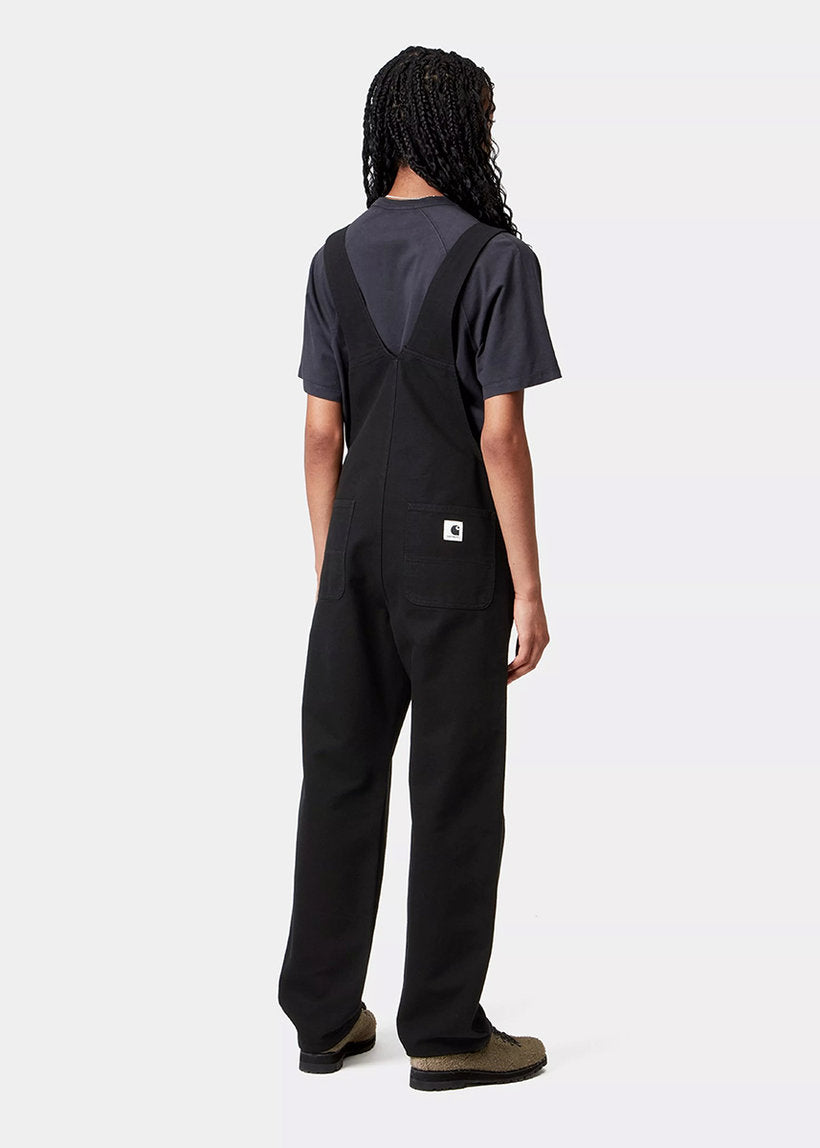 Carhartt WIP I032965 W' Straight Bib black rinsed overalls