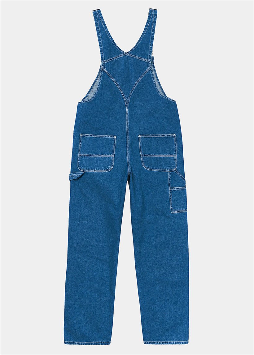 Carhartt WIP I022946 Bib blue stone washed overalls
