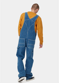 Carhartt WIP I022946 Bib blue stone washed overalls