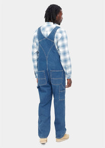 Carhartt WIP I022946 Bib blue stone washed overalls