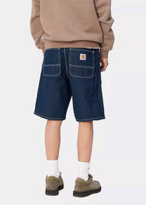 Carhartt WIP I033333 Simple one wash blue shorts