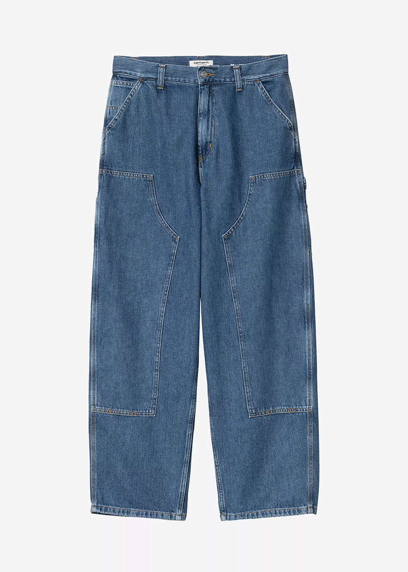 Carhartt WIP I034635 W' Brandon Double Knee blue stone washed pants
