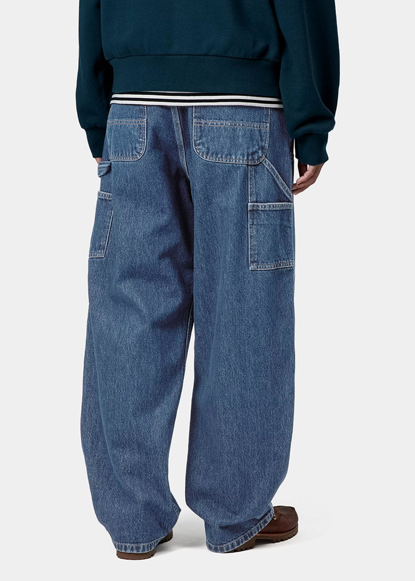 Carhartt WIP I034635 W' Brandon Double Knee blue stone washed pants
