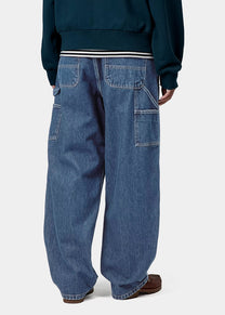 Carhartt WIP I034635 W' Brandon Double Knee blue stone washed pants