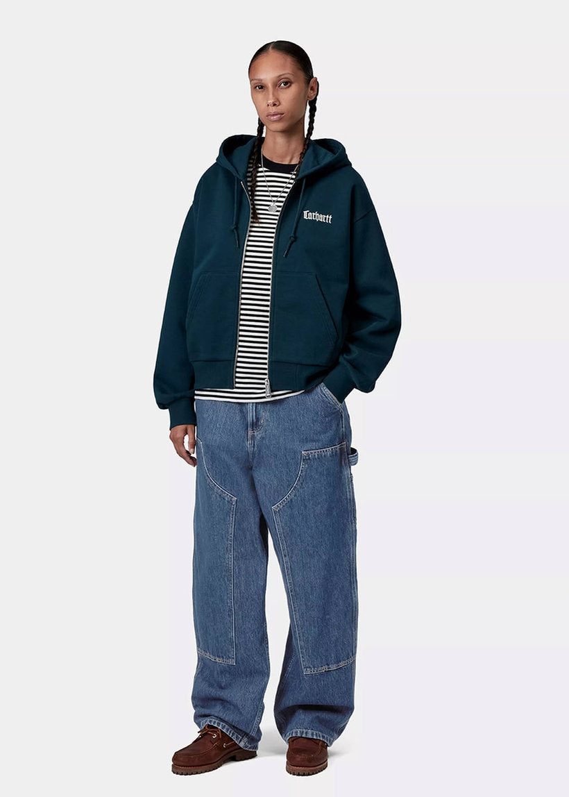 Carhartt WIP I034635 W' Brandon Double Knee blue stone washed pants
