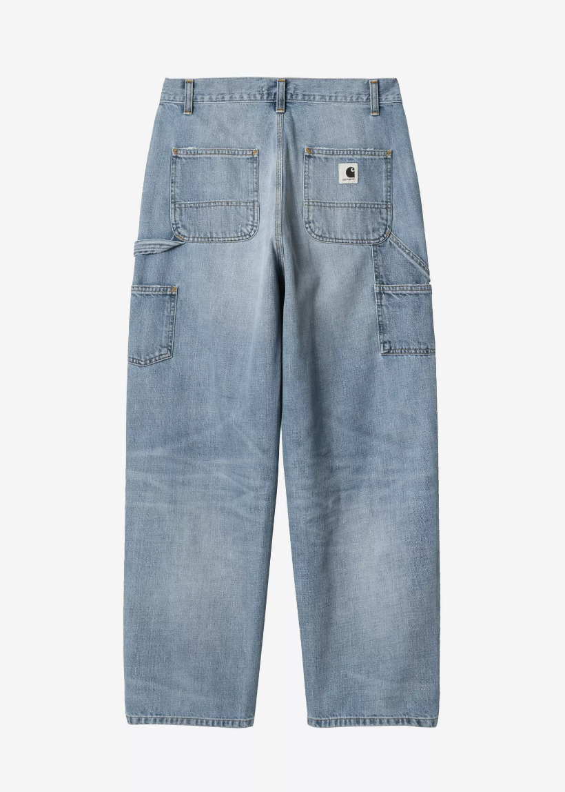 Carhartt WIP I034462 W' Brandon Double Knee blue burst washed pants