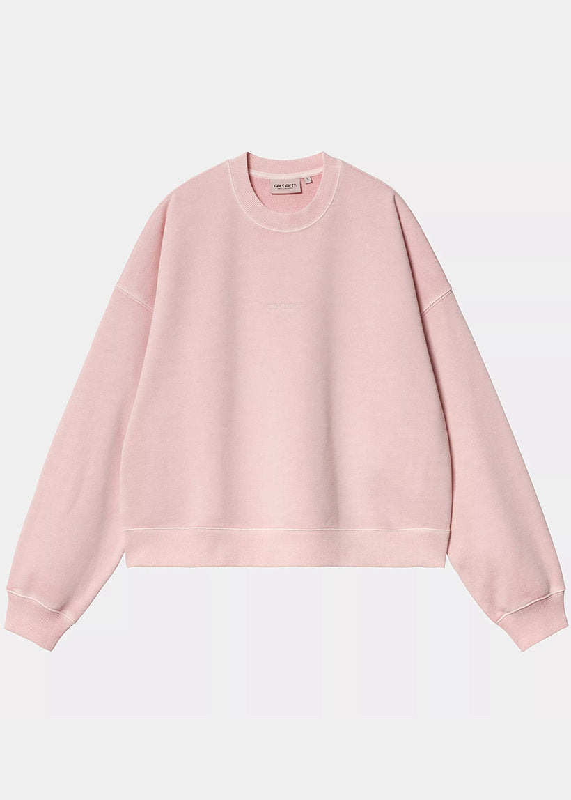 Carhartt WIP I034511 W' Benton air pink garment dyed sweat