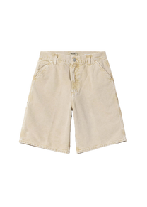 Carhartt WIP I035577 W' Brandon Single Knee dusty H brown chalk wash shorts