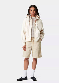 Carhartt WIP I035577 W' Brandon Single Knee dusty H brown chalk wash shorts