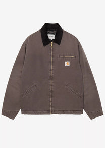 Carhartt WIP I035614 OG Detroit stone canvas tobacco/black jacket