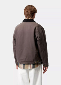 Carhartt WIP I035614 OG Detroit stone canvas tobacco/black jacket