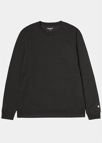 Carhartt WIP I026265 Base black/white L/S tshirt
