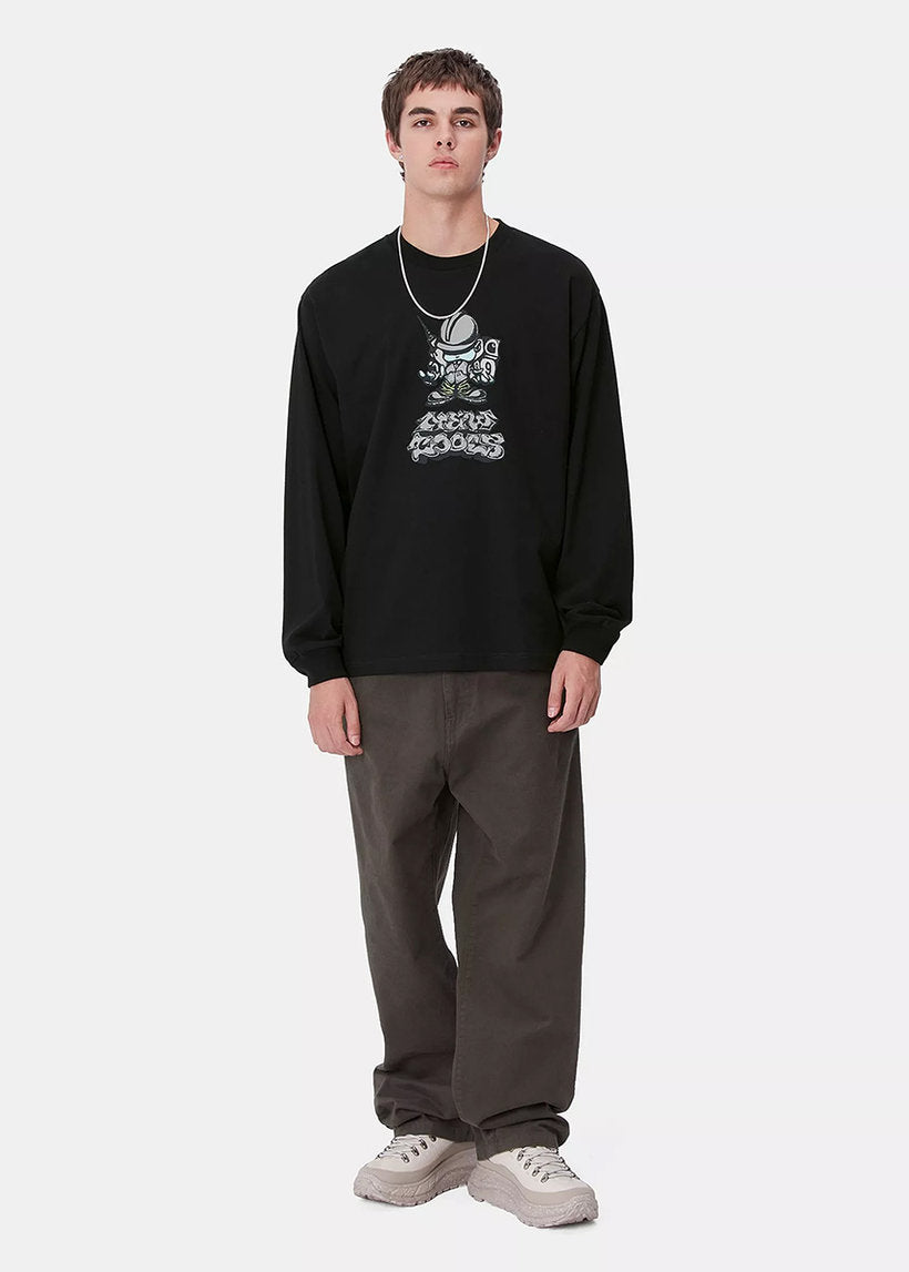Carhartt WIP I033954 Drill Boy black L/S tshirt
