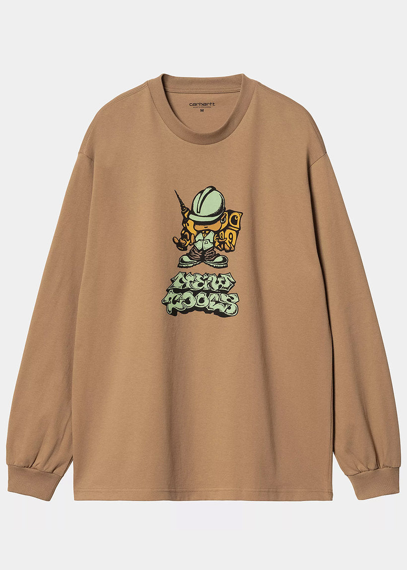 Carhartt WIP I033954 Drill Boy peanut L/S tshirt