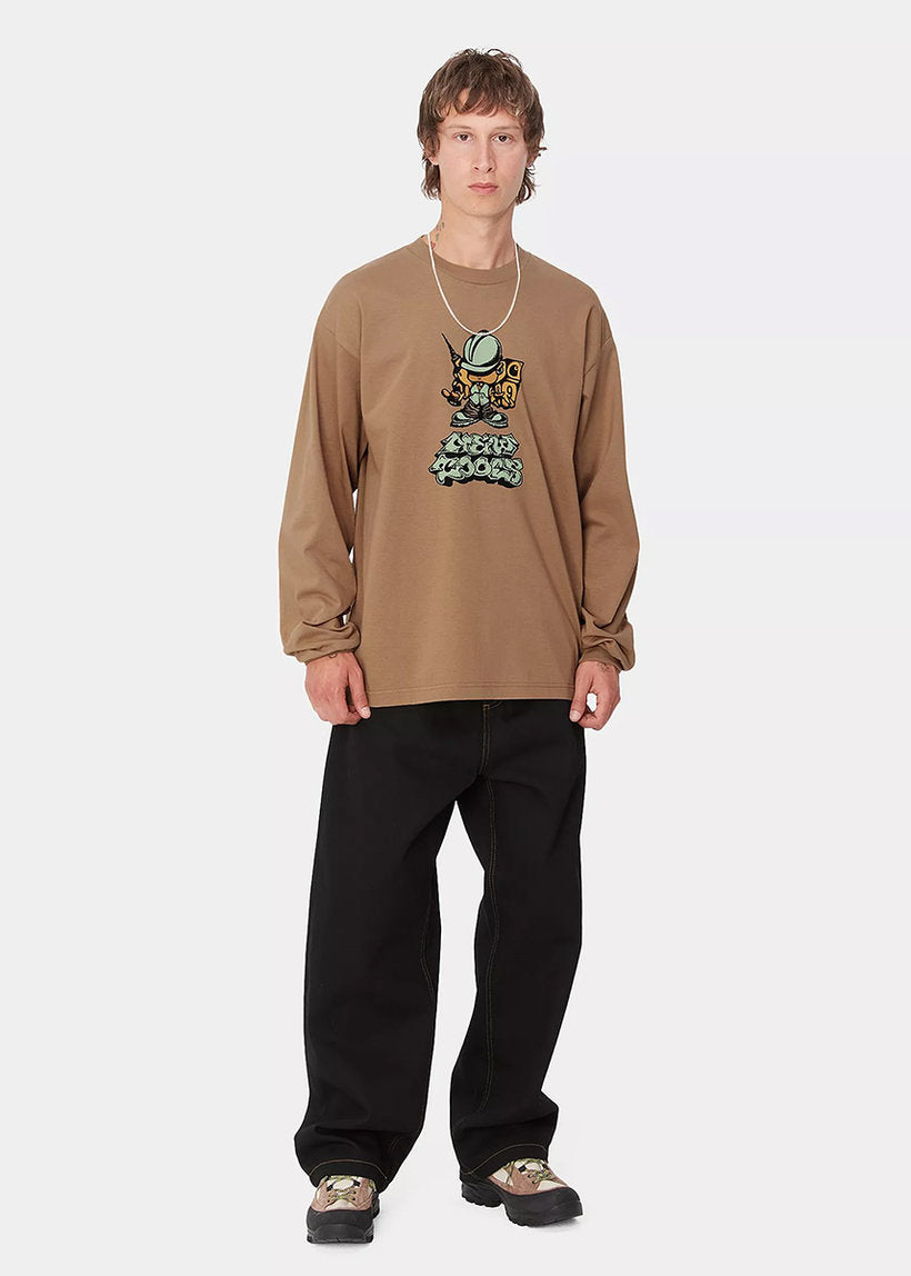 Carhartt WIP I033954 Drill Boy peanut L/S tshirt