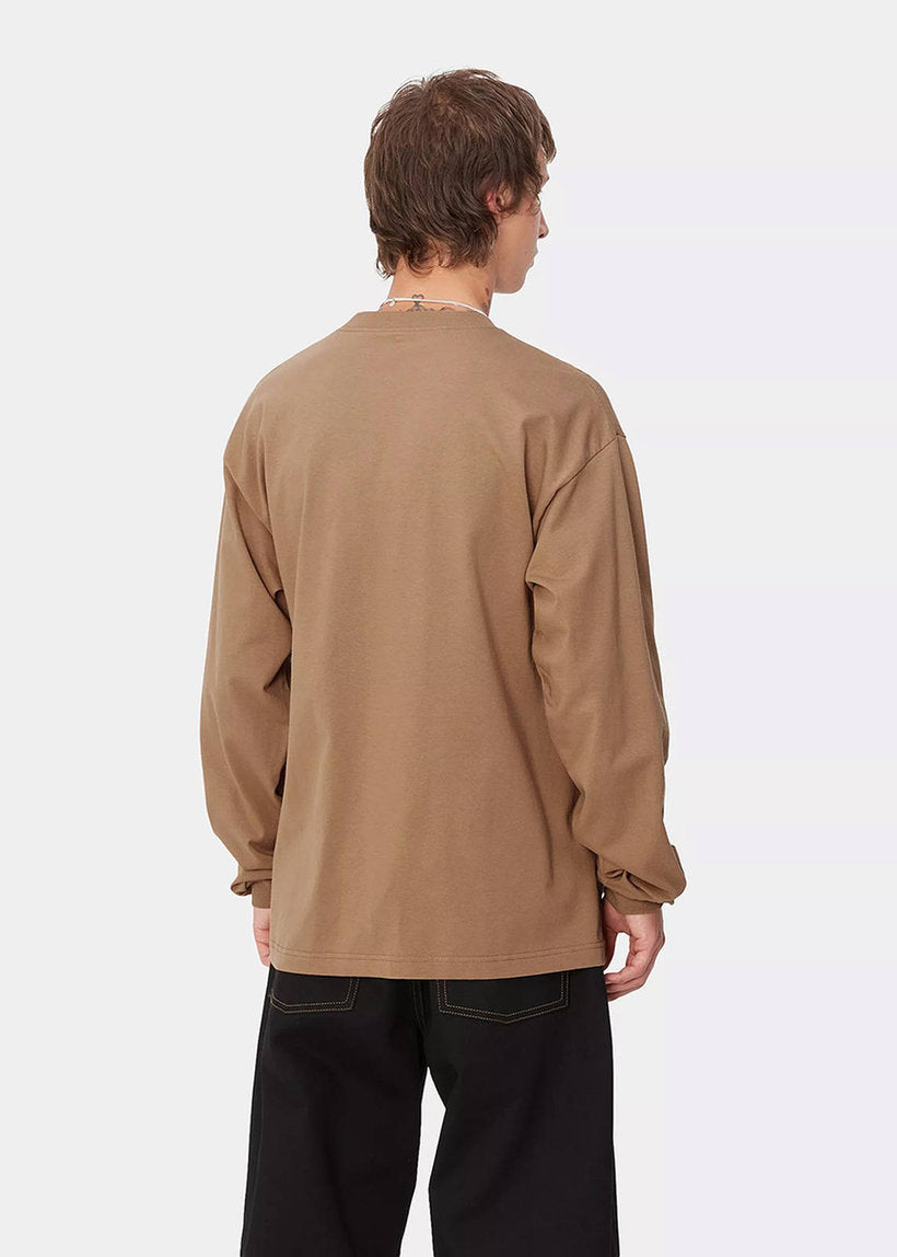 Carhartt WIP I033954 Drill Boy peanut L/S tshirt