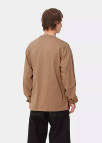 Carhartt WIP I033954 Drill Boy peanut L/S tshirt