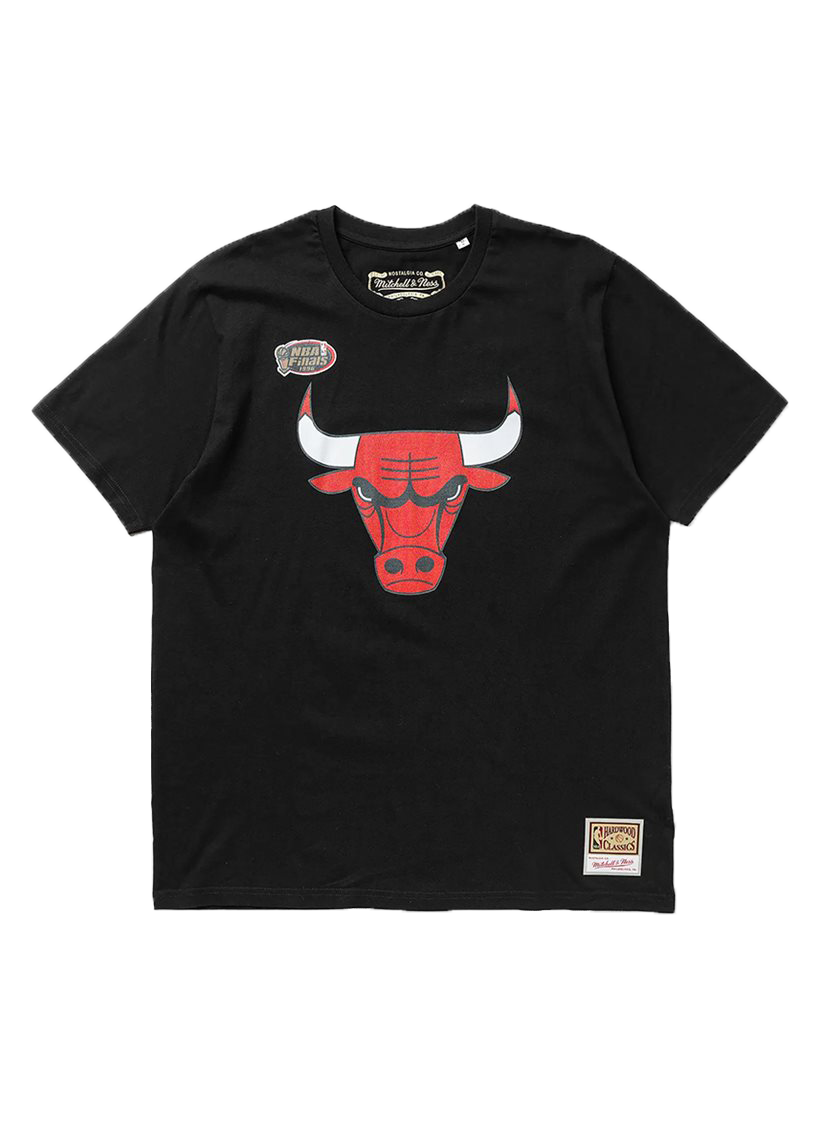 Mitchell &amp; Ness NBA Team Logo Chicago Bulls black tee