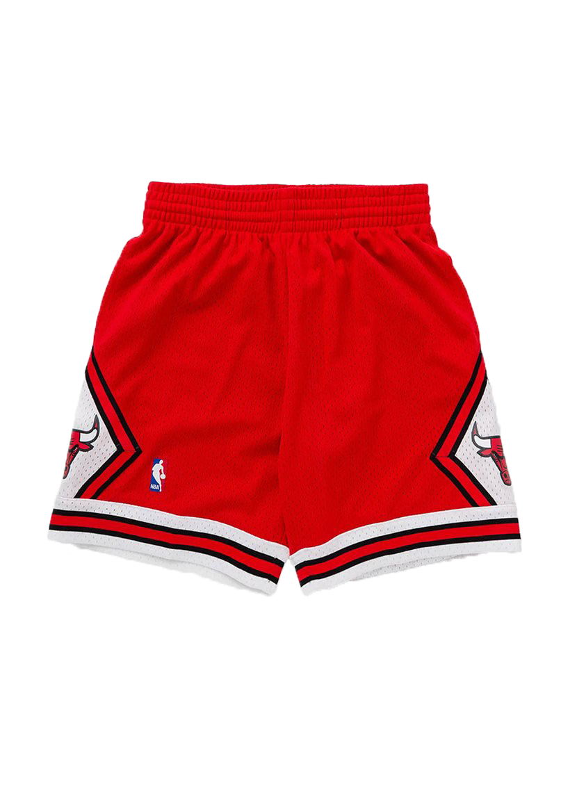 Mitchell &amp; Ness NBA Swingman Road Bulls red shorts
