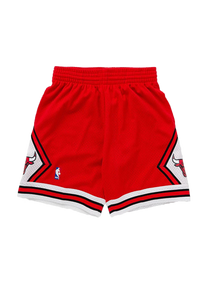 Mitchell &amp; Ness NBA Swingman Road Bulls red shorts