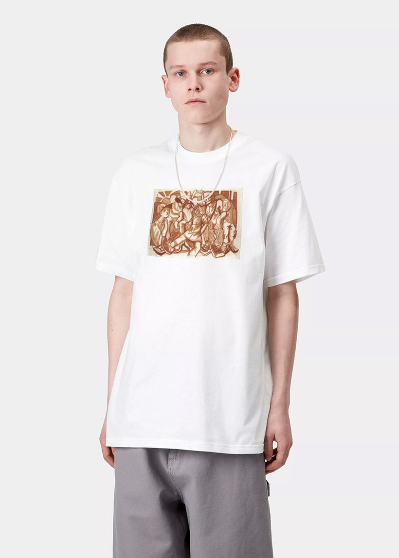 Carhartt WIP I034781 Cai Arfon Bellis white S/S tshirt