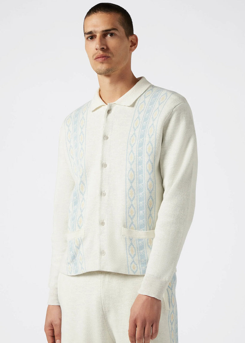 Champion Archive Rodeo jacquard white cardigan