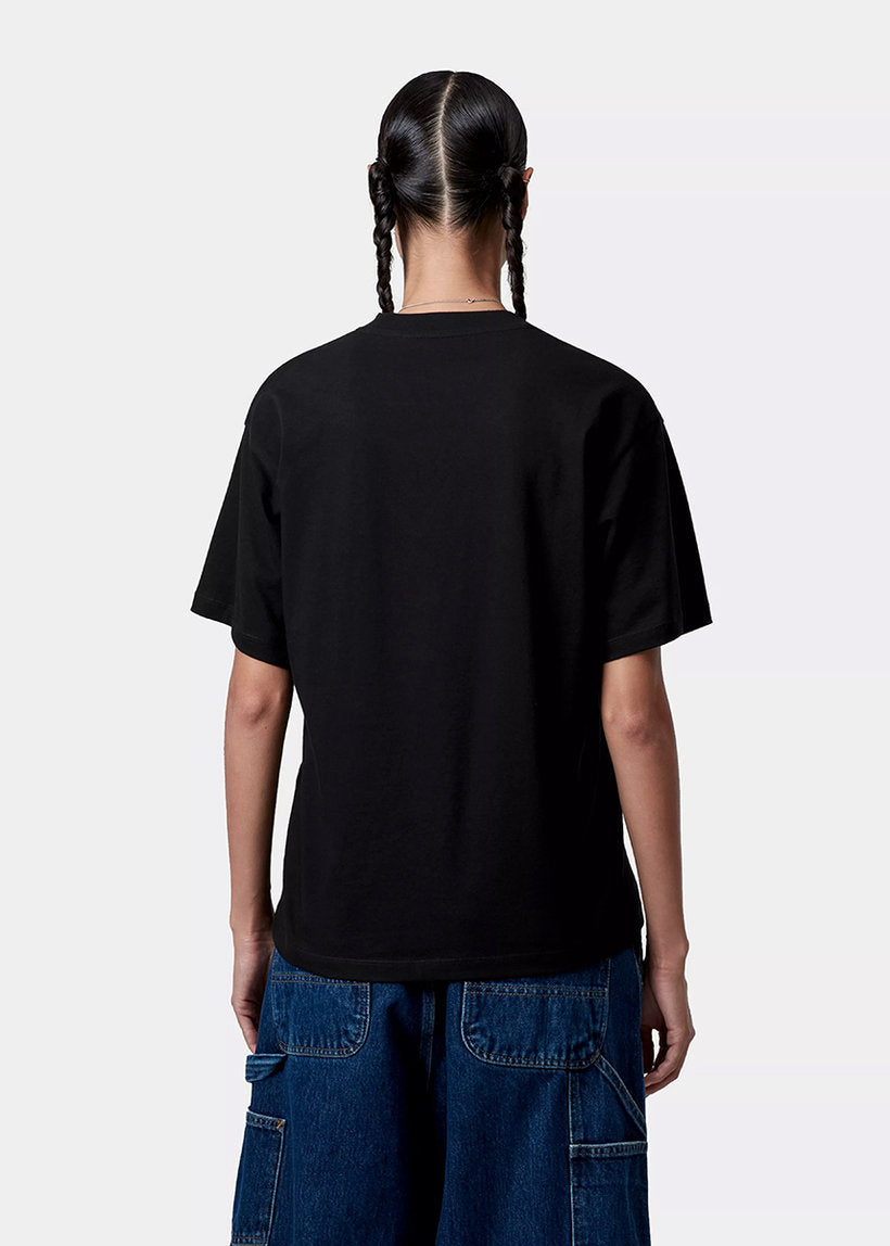 Carhartt WIP I032318 W' Heart Patch black/red S/S tshirt
