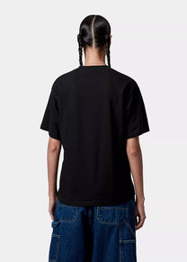 Carhartt WIP I032318 W' Heart Patch black/red S/S tshirt
