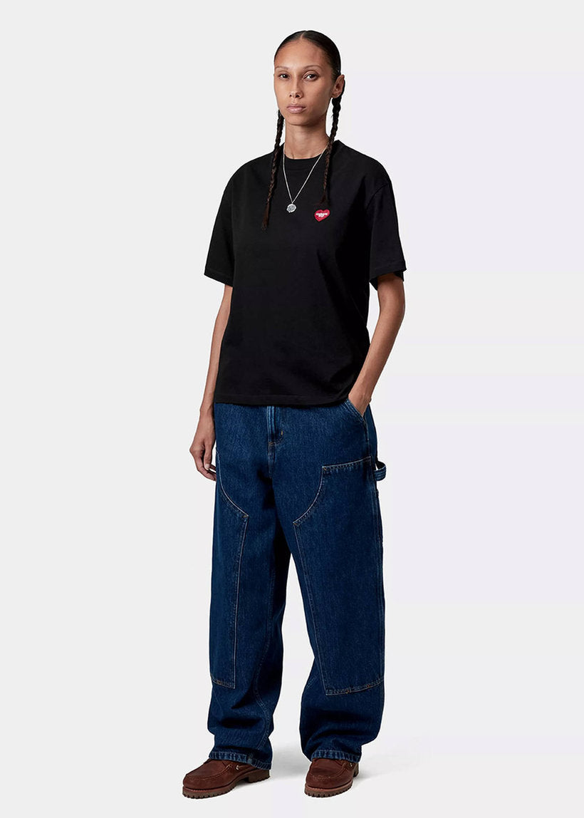 Carhartt WIP I032318 W' Heart Patch black/red S/S tshirt