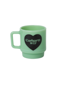 Carhartt WIP I035873 Heart Glass Mug Jade