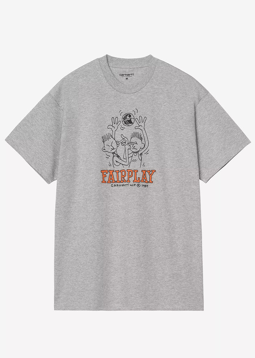 Carhartt WIP I035433 Fairplay grey heather S/S tshirt