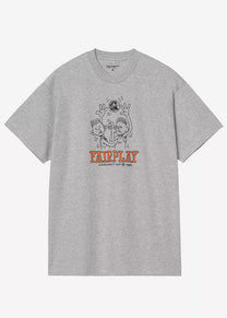 Carhartt WIP I035433 Fairplay grey heather S/S tshirt