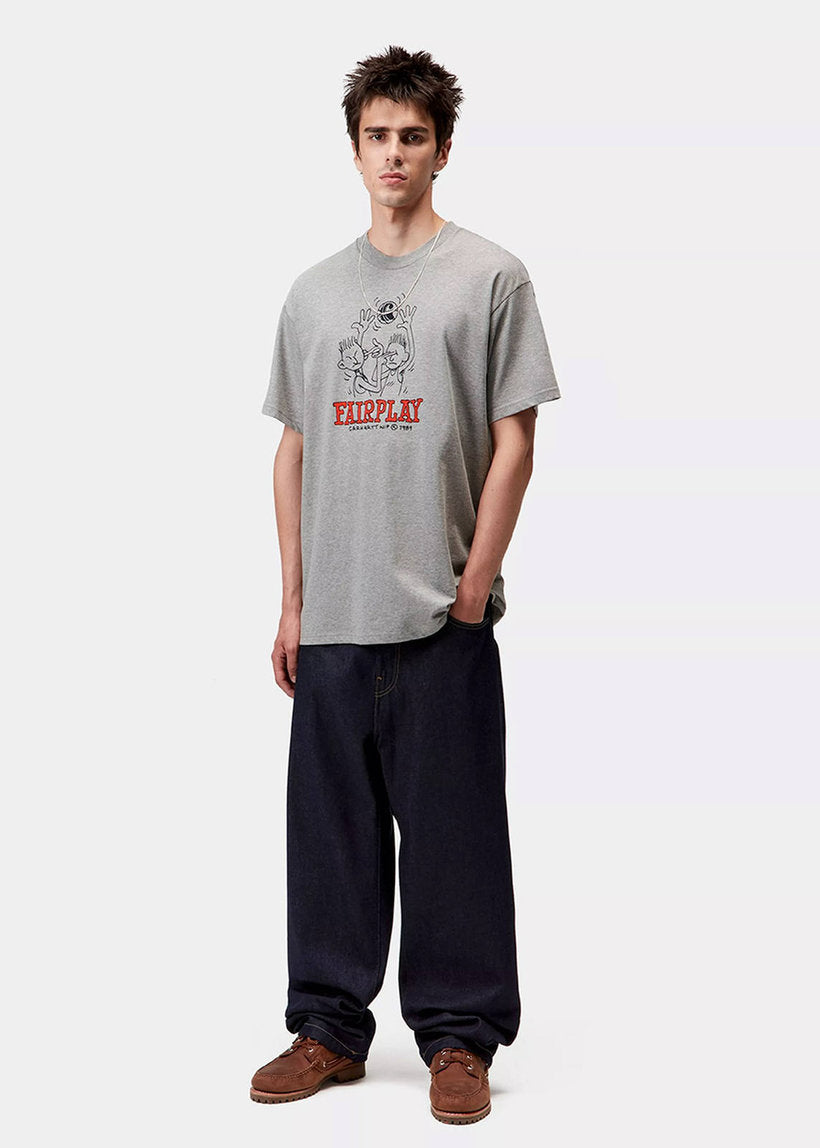 Carhartt WIP I035433 Fairplay grey heather S/S tshirt