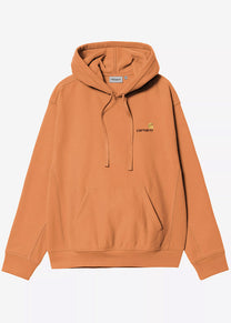 Carhartt WIP I028279 American Script redhaven hooded sweatshirt