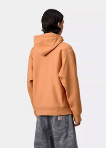 Carhartt WIP I028279 American Script redhaven hooded sweatshirt