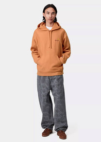 Carhartt WIP I028279 American Script redhaven hooded sweatshirt