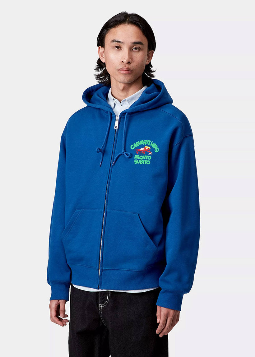 Carhartt WIP I035177 Pronto wolfsbane hooded sweat jacket